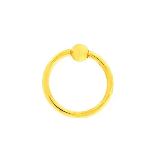 Piercing de Ouro 18k cartilagem bola pressão 