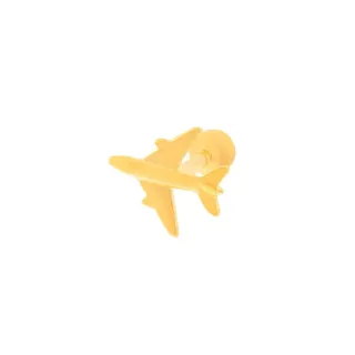 Piercing orelha ouro 18k helix ou tragus avião