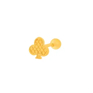 Piercing tragus ou helix ouro 18k naipe