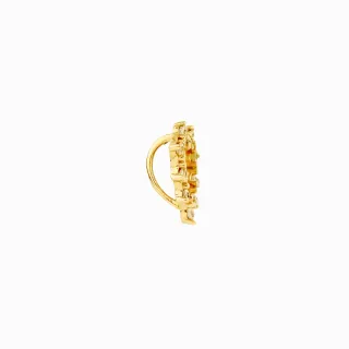 Pingente de ouro 18k coração e cruz pequeno