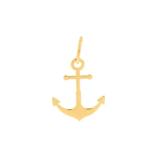 Pingente ancora de ouro 18k