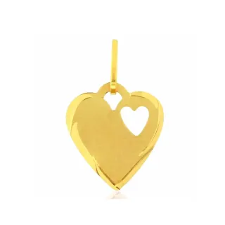 Pingente de ouro 18k coração