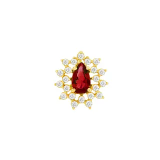Pingente de gota ouro 18k Hill collection