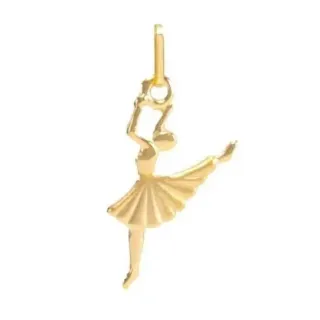 Pingente de ouro 18k Bailarina / Dançarina simples