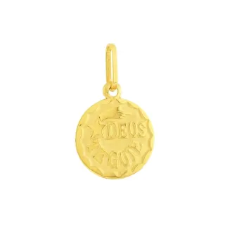 Pingente de ouro 18k Deus te guie