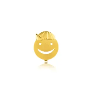 Pingente De Ouro 18k Filho Carinha Menino PB196