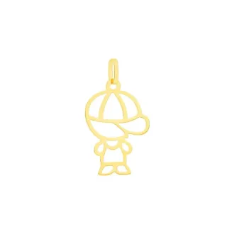 Pingente De Ouro 18k Menino - Filho (Grande)
