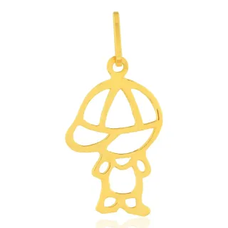 Pingente De Ouro 18k Menino Filho (Médio)