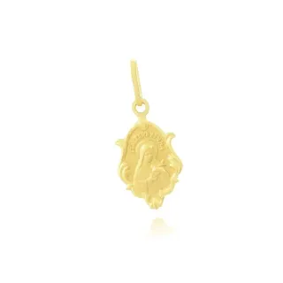 Pingente de ouro 18k Santa Terezinha