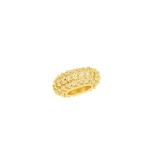 Pingente de ouro 18k separador cravejado IV