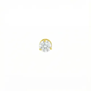 Pingente de ouro 18k ponto de luz mini