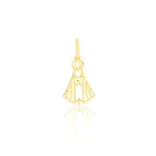 Pingente Nossa Senhora Aparecida de ouro 18k VII