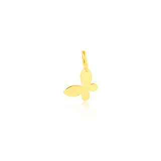 Pingente borboleta de ouro 18k pequena