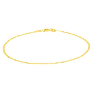 Pulseira de Ouro 18k feminina Malha Piastrine 