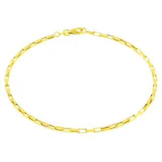 Pulseira de ouro 18k masculina - Cartier 2mm 