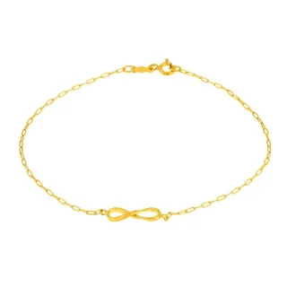 Pulseira feminina de ouro 18k cartier com infinito