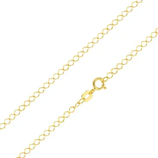 Corrente de ouro feminina 18k 40cm ajustável